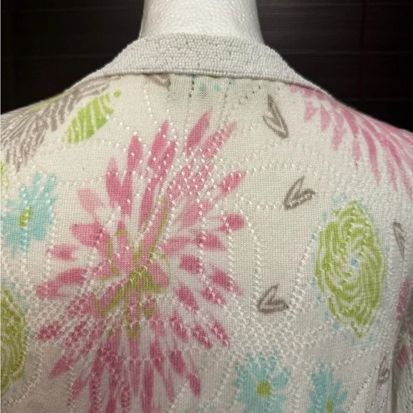 Sigrid Olsen Cream Knit Top - Picture 7 of 13